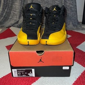 Black & Yellow Jordan 12s